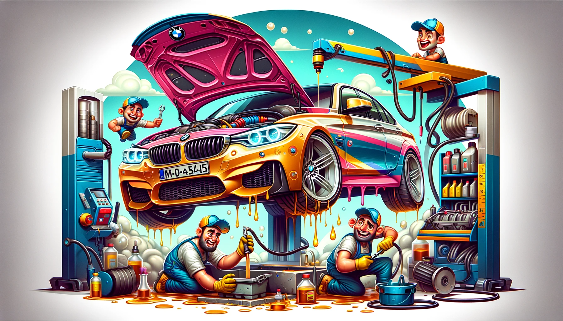 bmw oil change