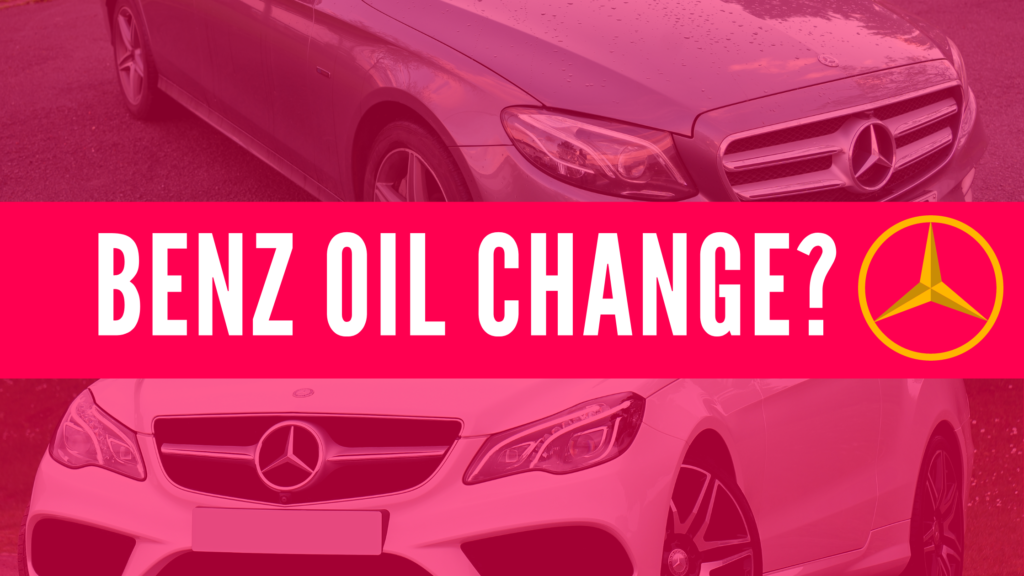 Mercedes Oil Change At Jiffy Lube